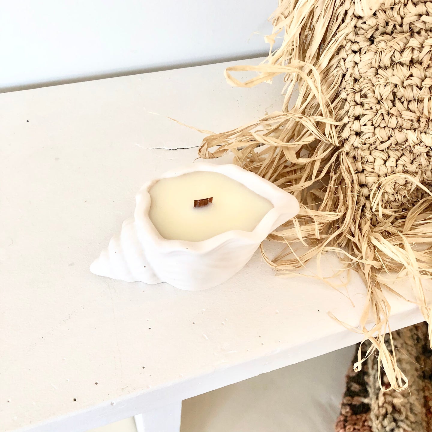 Bougie coquillage