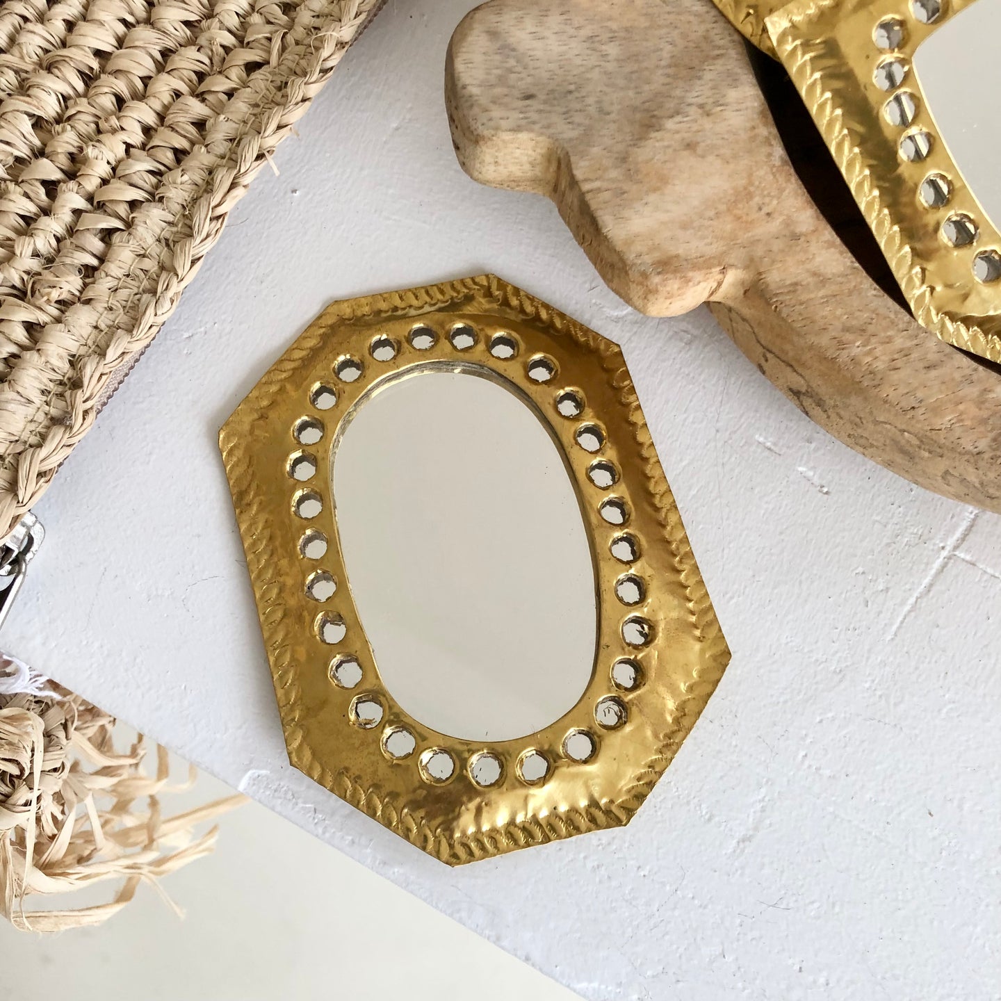 Mini miroir n°3 | Ovale octogonal