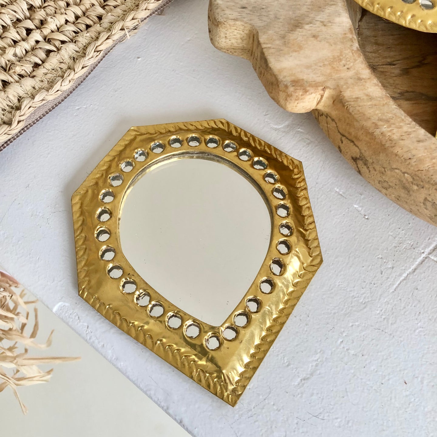 Mini miroir n°6 | Goutte octogonale