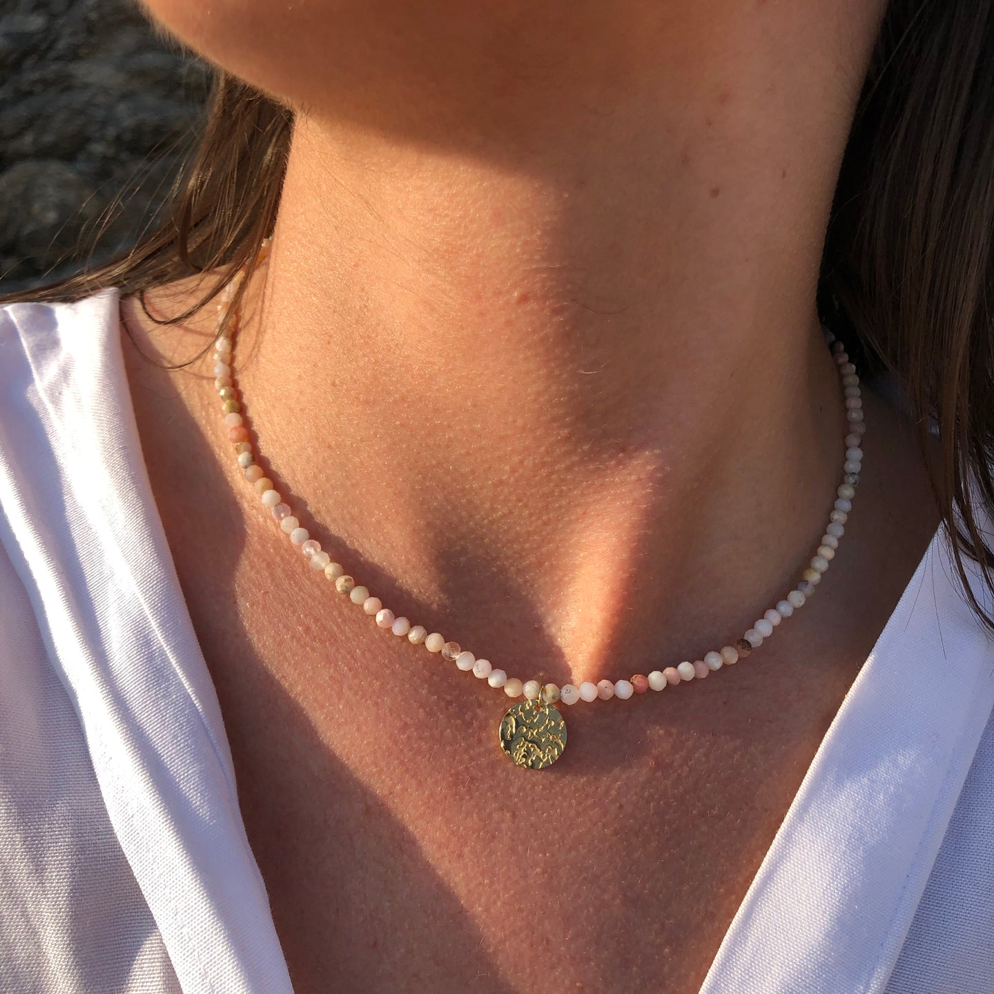 Collier Provence rose